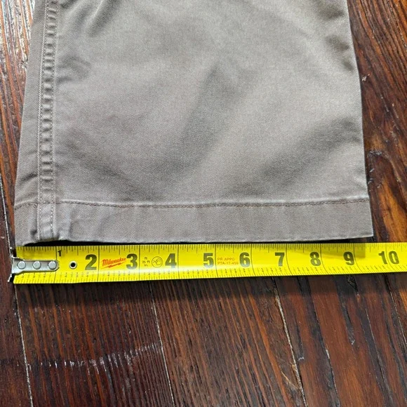 Duluth Trading 40 Grit Pants Mens 42x30 Brown Standard Fit Flex Twill Carpenter - Picture 7 of 12